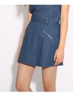 ★ニコラ掲載★シオリコラボ スカート/ブルーデニム(492)