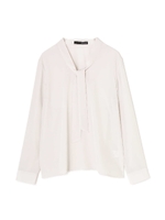 ◆大きいサイズ◆２ＷＡＹボウタイブラウス/ベージュ(040)