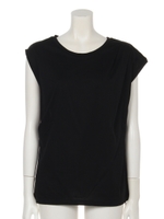アシンメトリーカットTOPS/ブラック
