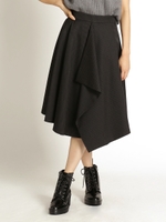 アシンメトリー巻きSK/BLACK
