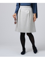 ウールジャージスカート/ライトグレー(011)