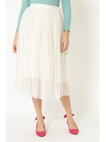 エヴィータドットチュール×ケミカルレーススカート/CHALK(030)