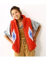 オルテガ ニット 中綿 ベスト/ORG