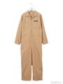 カモフラジャンプスーツ/ベージュ