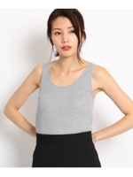 コットン100%タンクトップ/グレー(012)