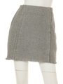 コンパクトミニスカート/ライトグレー