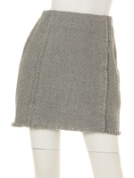 コンパクトミニスカート/ライトグレー