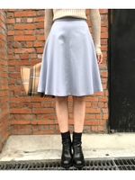 サキソニーフレアスカート/ライトブルー(091)