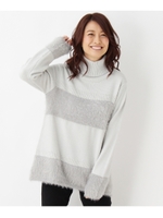 シャギー切替プルオーバー/ライトグレー(011)