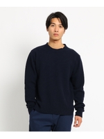 シンプル　ニットプルオーバー/ネイビー(093)