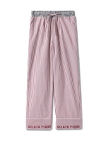 ストライプロゴロングパンツ/RED