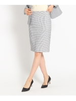 スラブストレッチスカート/ブラック(419)