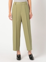 タックプリーツテーパードパンツ/ベージュ