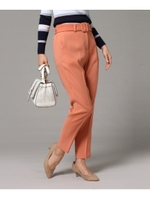 ダブルサテンストレッチパンツ/オレンジ(067)