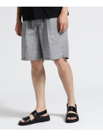 チェックハーフパンツ/ブラック(219)