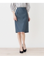 テンセルツイルスカート/ブルー(092)