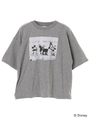 ディズニー/アソートTシャツ/杢グレー