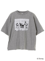 ディズニー/アソートTシャツ/杢グレー