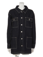 デニムボクシ―オーバージャケット/IDG