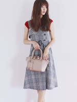 トレンチ風2WAYワンピース/ベージュ