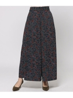 ドットフラワーパンツ/ブルー(019)