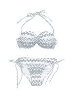 ネイティブボーダーバンドゥビキニ/カーキ