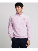 ハーフジッププルオーバー メンズ/ピンク(072)