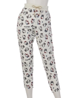 ハローキティ総柄ロゴラインパンツ/WH