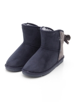 バックリボン付ムートンブーツ/NV/S