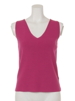 バックレースアップノースリニット/パープル