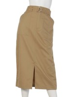 パッチポケットタイトsk/ベージュ