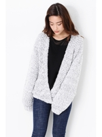 ファンシーヤーン深VニットCD/GRAY