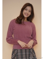 フェレットタッチニットプルオーバー/ピンク