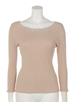 フラワー刺繍PO/クロ