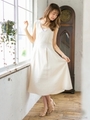 フレアコットンドレス/offwhite