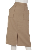 ブッチャータイトスカート/ベージュ