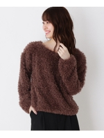 プードルボアプルオーバー/タバコブラウン(054)