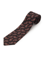 ペイズリーネクタイ/ブラック(519)