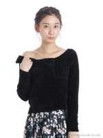 モールニットソーワンショルTOPS/ピンク