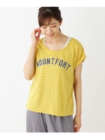 ロゴ入りセットプルオーバー/マスタード(033)