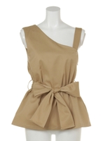 ワンショルTOPS/beige