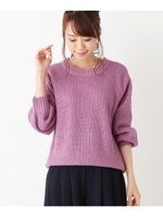 畦ハイネックプルオーバー/ピンク(072)