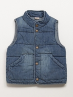 中わた入りベスト/紺