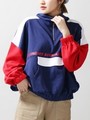 WEGO/アノラックロゴスウェット