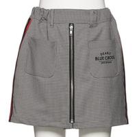 【30%OFF】サイドライン台形裏起毛スカパン
