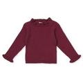 【30%OFF】リブフリルニット