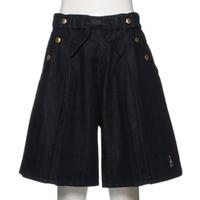 【30%OFF】リボン飾りつきプリーツキュロット