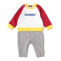 【30%OFF】ロゴ入り裏毛ロンパース