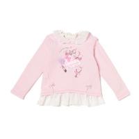 【40%OFF】コスメ柄トレーナー＆フリルTシャツセット