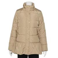 【50%OFF】中綿入りペプラムスタンドカラーブルゾン
